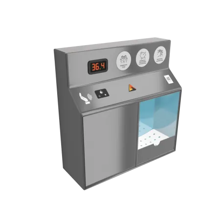 Бесконтактный навесной дезинфектор для рук BM Sanitar. Объем бака: 3 литра (арт. )