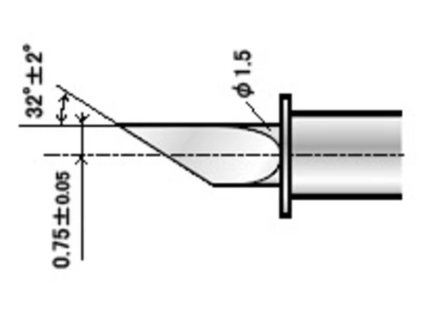 Нож для каттера Roland (арт. ZEC-U3075)