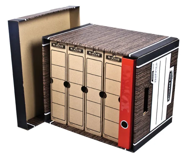 Архивный короб Fellowes Bankers Box Woodgrain сборка FastFold™, 325 x 285 x 385 мм (арт. FS-00610)