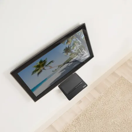 Полка VLK TRENTO-71 чёрный для DVD и AV (арт. 51018)