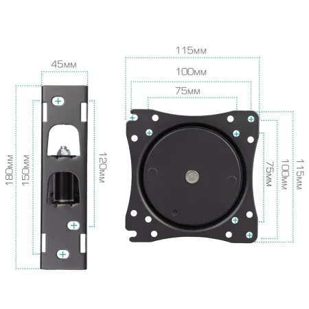 Кронштейн VLK TRENTO-103 чёрный для TV 15-42″ (арт. 51051)