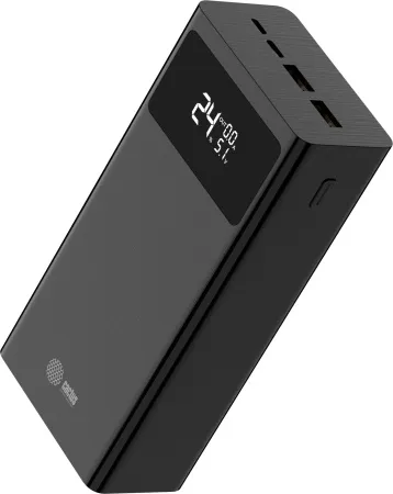 Мобильный аккумулятор Cactus (30000mAh, 22.5W, 4.5A, USB-A/USB-C, черный) (арт. CS-PBFSKA-30000)