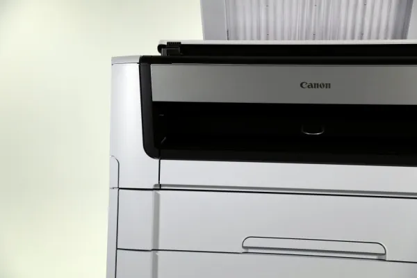Широкоформатное лазерное МФУ Canon PlotWave 7500 (4 рулона, комплект со сканером) + Фальцовщик Folder Professional 6011 (арт. OT_CANON_PW7500_4R+SEIV+FE6011)