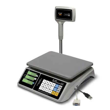 Торговые настольные весы Mertech M-ER 328 ACPX-6.1 ″TOUCH-M″ LCD RS232 и USB (арт. 3669)