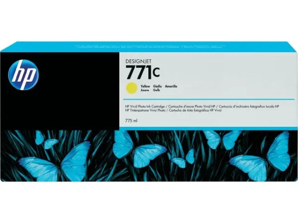Картридж HP 771C 775ml Yellow Ink Cartridge (арт. B6Y10A)