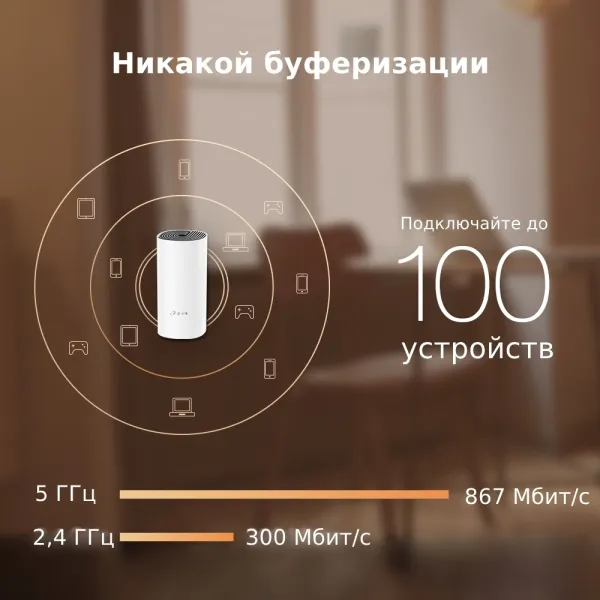 Точка доступа TP-Link Deco E4(3-pack) (арт. Deco E4(3-pack))
