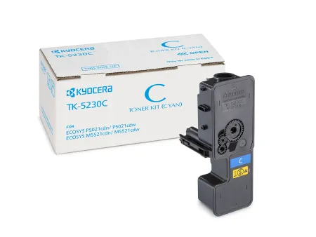 Оригинальный тонер-картридж Kyocera TK-5230C (голубой, 2200 стр.) (арт. 1T02R9CNL0)