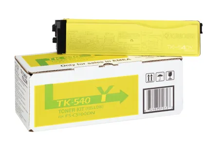 Оригинальный тонер-картридж Kyocera TK-540Y (жёлтый, 4000 стр.) (арт. 1T02HLAEU0)