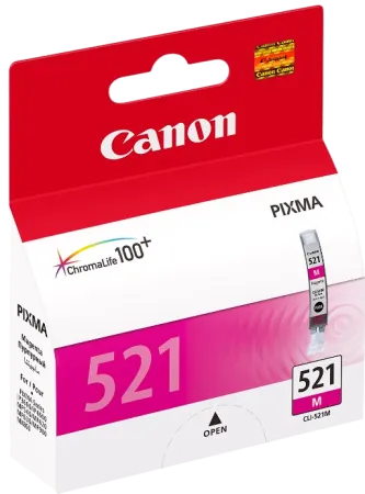 Оригинальный картридж Canon CLI-521 M (пурпурный, 9 мл.) (арт. 2935B004)