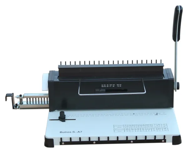 Переплетчик Bulros Bulros S-A7, пластиковой и металлической 3:1 пружиной (арт. BB-D-UnB-S-A7-___-___-Ma)