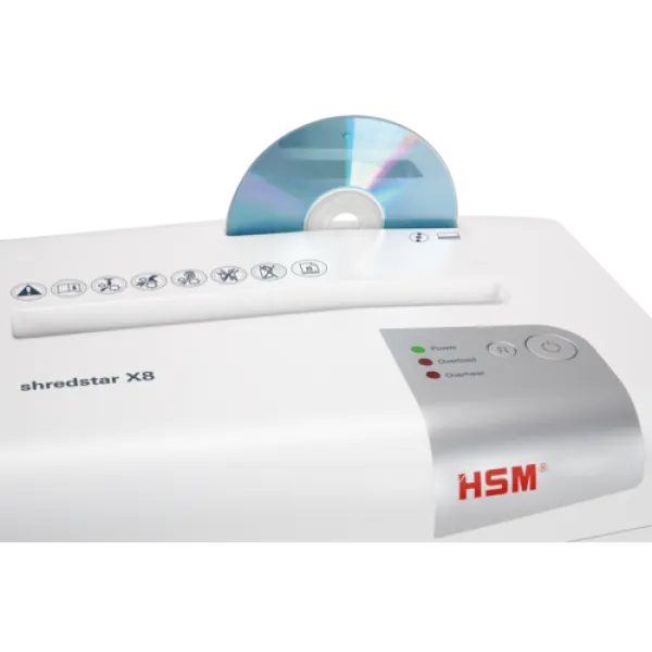 Уничтожитель документов HSM Shredstar X8 (4.5x30) WHITE (арт. 1044121)