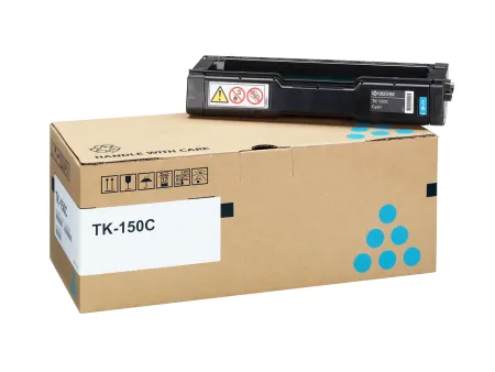 Оригинальный тонер-картридж Kyocera TK-150C (голубой, 6000 стр.) (арт. 1T05JKCNL0)
