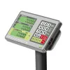 Торговые напольные весы Mertech M-ER 335 ACPU-60.10 ″TURTLE″ с расчетом стоимости товара LCD (арт. 3162)