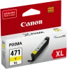 Оригинальный картридж Canon CLI-471XL Y (жёлтый, увеличенной ёмкости 11 мл.) (арт. 0349C001)