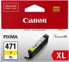 Оригинальный картридж Canon CLI-471XL Y (жёлтый, увеличенной ёмкости 11 мл.) (арт. 0349C001)
