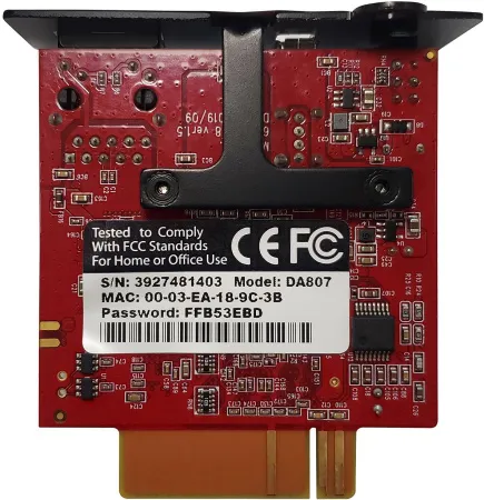 Адаптер SNMP Powercom DA807 (арт. DA807)