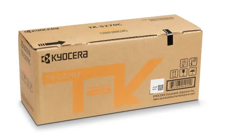 Оригинальный тонер-картридж Kyocera TK-5270Y (жёлтый, 6000 стр.) (арт. 1T02TVANL0)