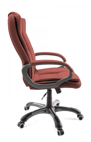 Кресло руководителя ГЕЛЕОС Барон (гранатовый) (арт. Бар_гранат)