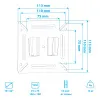 Кронштейн VLK TRENTO-100 чёрный для TV 15-32″ (арт. 51049)