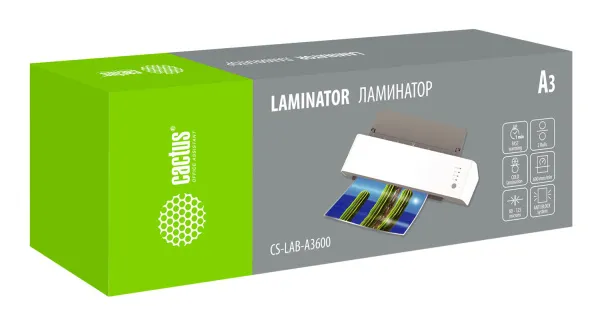 Ламинатор Cactus A3, 80-125мкм (арт. CS-LAB-A3600)