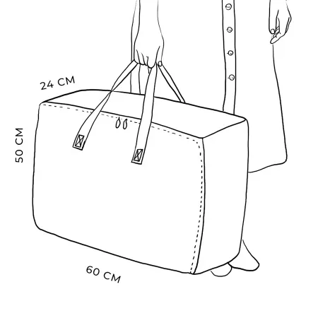 КОФР с ручками ГЕЛЕОС Бэг-02 (M), серый треугольник (арт. БЭГ-02М)