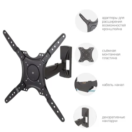 Кронштейн VLK TRENTO-23 чёрный для TV 20-55″ (арт. 51057)