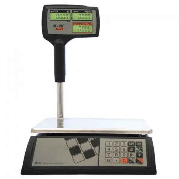 Настольные весы MERCURY M-ER 327ACPX-15.2 LCD Black (арт. 3032)