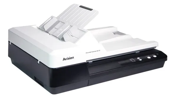 Сканер документов Avision AD130 с планшетным модулем. Нагрузка 4000 страниц в день (арт. 000-0875F-02G)