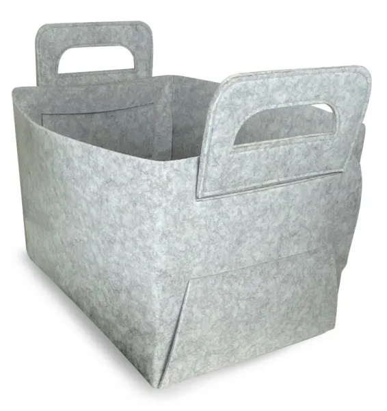 Короб ГЕЛЕОС Войлок (25х18х15 (M), светло-серый) (арт. ВЛК-СМ)