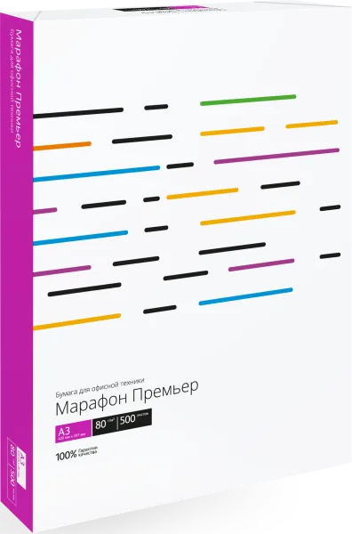 Бумага Technoevolab Марафон Премьер 80 г/м², A3 (500 листов) (арт. 450L91721)