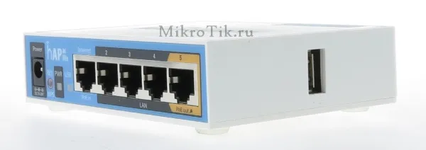 Маршрутизатор Mikrotik hAP ac lite (арт. RB952Ui-5ac2nD)