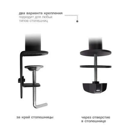 Кронштейн VLK TRENTO-96 чёрный для мониторов 15-34″ (арт. 51048)