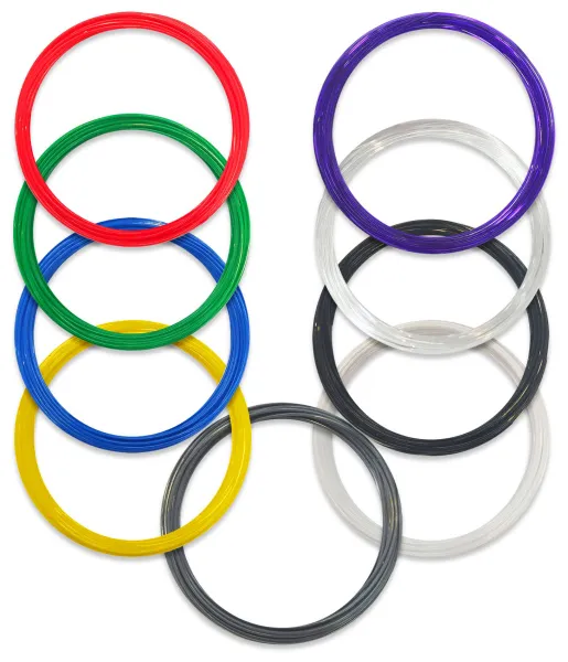 Пластик для ручки 3D Cactus PETG (d=1.75мм, L=10м, 9цв.) (арт. CS-3D-PETG-9X10M)