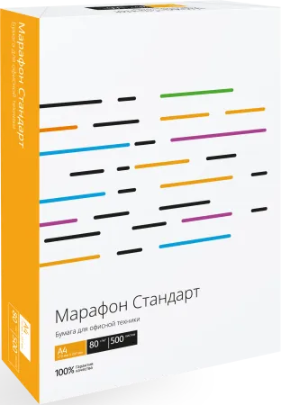 Бумага Technoevolab Марафон Стандарт 80 г/м², A4 (500 листов) (арт. 450L90649)