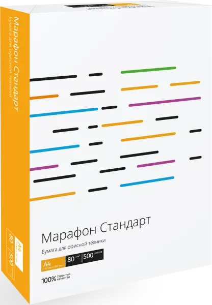 Бумага Technoevolab Марафон Стандарт 80 г/м², A4 (500 листов) (арт. 450L90649)
