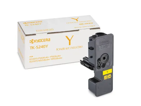 Оригинальный тонер-картридж Kyocera TK-5240Y (жёлтый, 3000 стр.) (арт. 1T02R7ANL0)