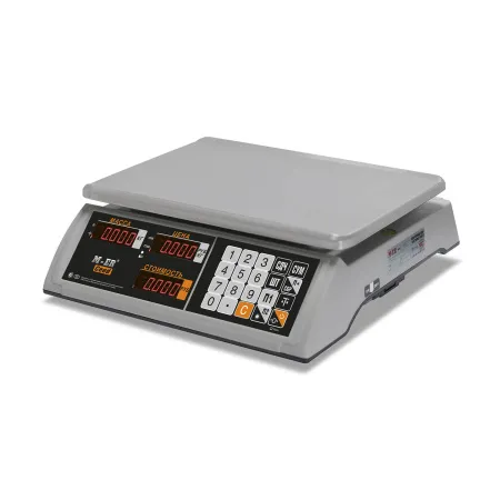 Торговые настольные весы Mertech M-ER 327 AC-32.5 ″Ceed″ LED Белые (арт. 3023)
