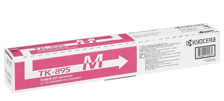 Оригинальный тонер-картридж Kyocera TK-895M (пурпурный, 6000 стр.) (арт. 1T02K0BNL0)