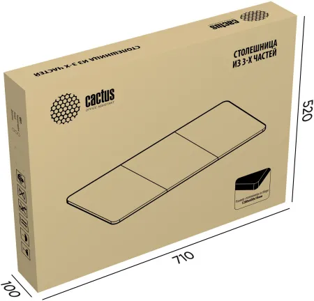 Столешница Cactus (белый) (арт. CS-TD3-WT)
