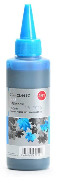 Чернила Cactus голубой 100мл для Canon (арт. CS-I-CL441C)