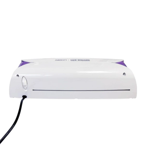 Ламинатор Office Kit L2308V, А4, 2 вала, 75-125 мкм, пластик, белый/сиреневый (арт. L2308V)