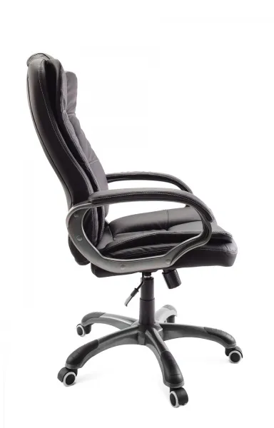 Кресло руководителя ГЕЛЕОС Барон (черный) (арт. Бар_черн)