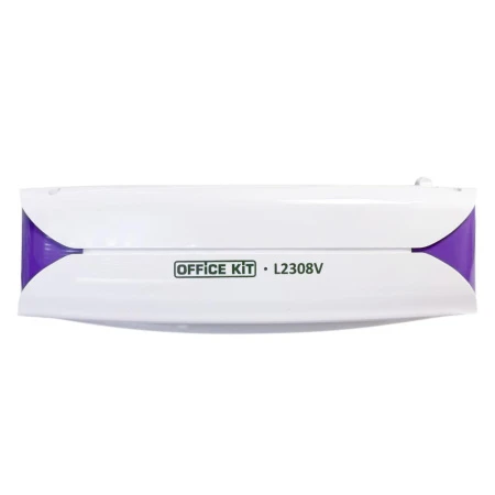 Ламинатор Office Kit L2308V, А4, 2 вала, 75-125 мкм, пластик, белый/сиреневый (арт. L2308V)