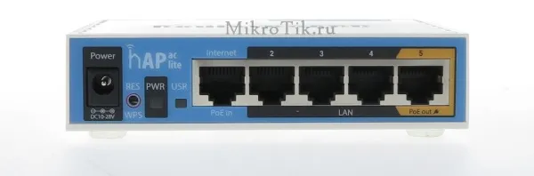 Маршрутизатор Mikrotik hAP ac lite (арт. RB952Ui-5ac2nD)