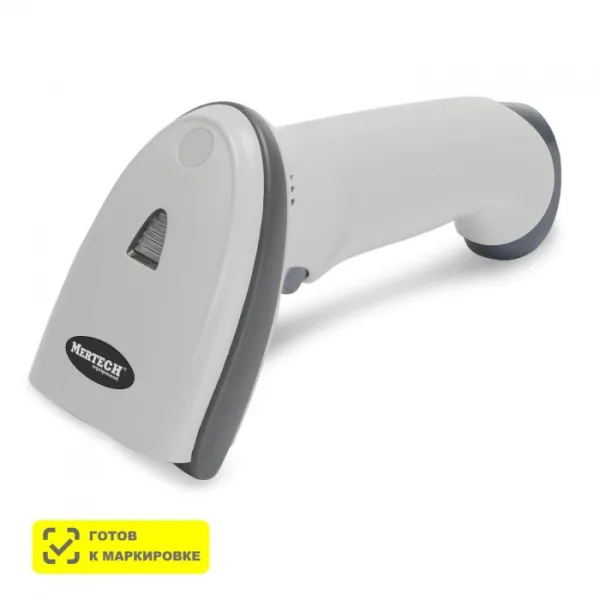 Сканер штрих-кода MERCURY 2200 P2D USB, USB эмуляция RS232 white (арт. 4070)