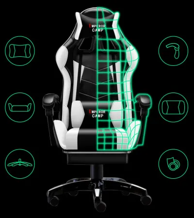 Кресло для геймеров ГЕЛЕОС G1 (белый) (арт. GChG1-W)