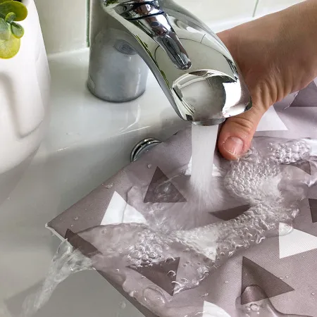 КОФР с ручками ГЕЛЕОС Бэг-02 (M), серый треугольник (арт. БЭГ-02М)