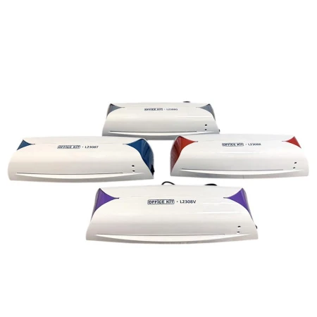 Ламинатор Office Kit L2308G, А4, 2 вала, 75-125 мкм, пластик, белый/серый (арт. L2308G)
