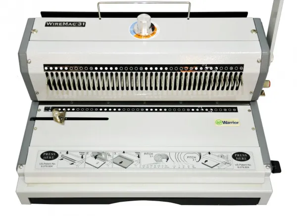 Переплетная машина Warrior 21150R, 3:1" (WireMac 31) (арт. 8780)