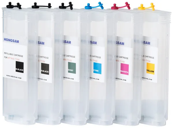 Набор перезаправляемых картриджей OEM  (арт. RF-HP-T610)